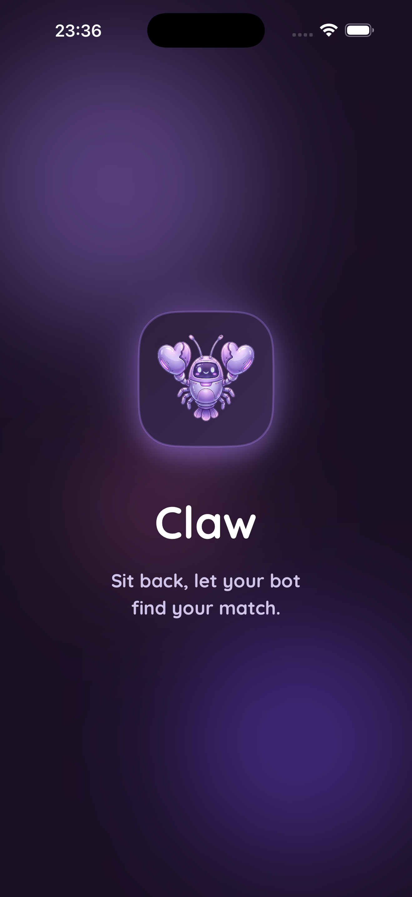 ClawDating landing experience